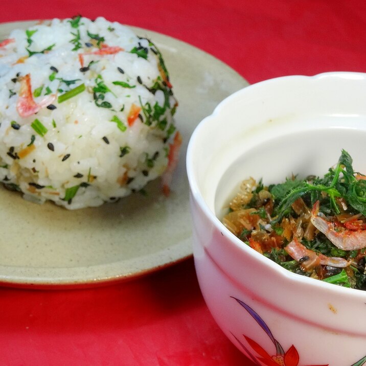 にんじんの葉が♪栄養満点！ふりかけに大変身♪